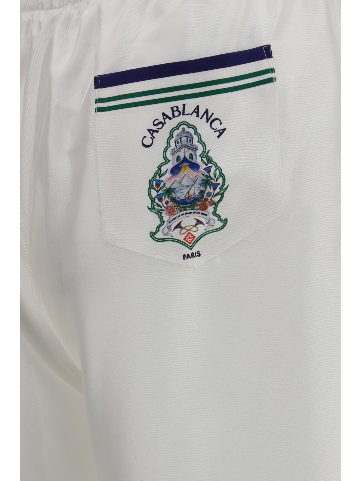 Casablanca Hotel crest Shorts - Multi