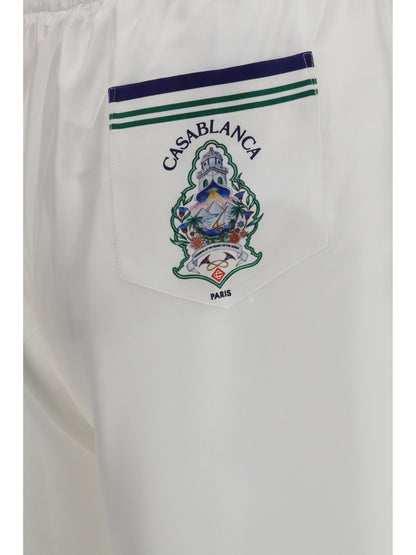Casablanca Hotel crest Shorts - Multi