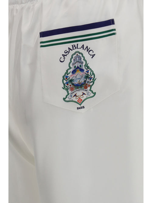 Casablanca Hotel crest Shorts - Multi