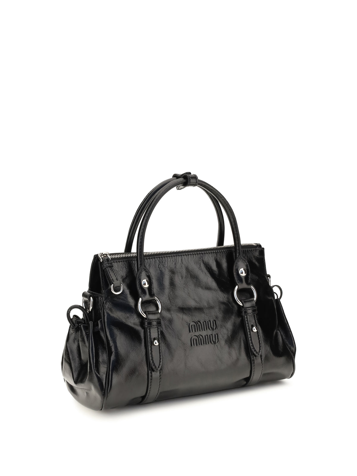 Miu Miu Leather Handbag - Black