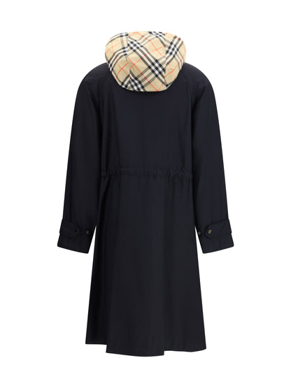 BURBERRY Newbury Parka in stretch nylon twill