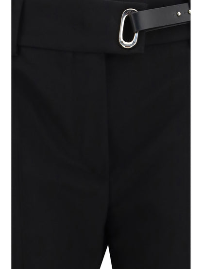 Max Mara Sportmax Rum cigarette pants with belt - Black