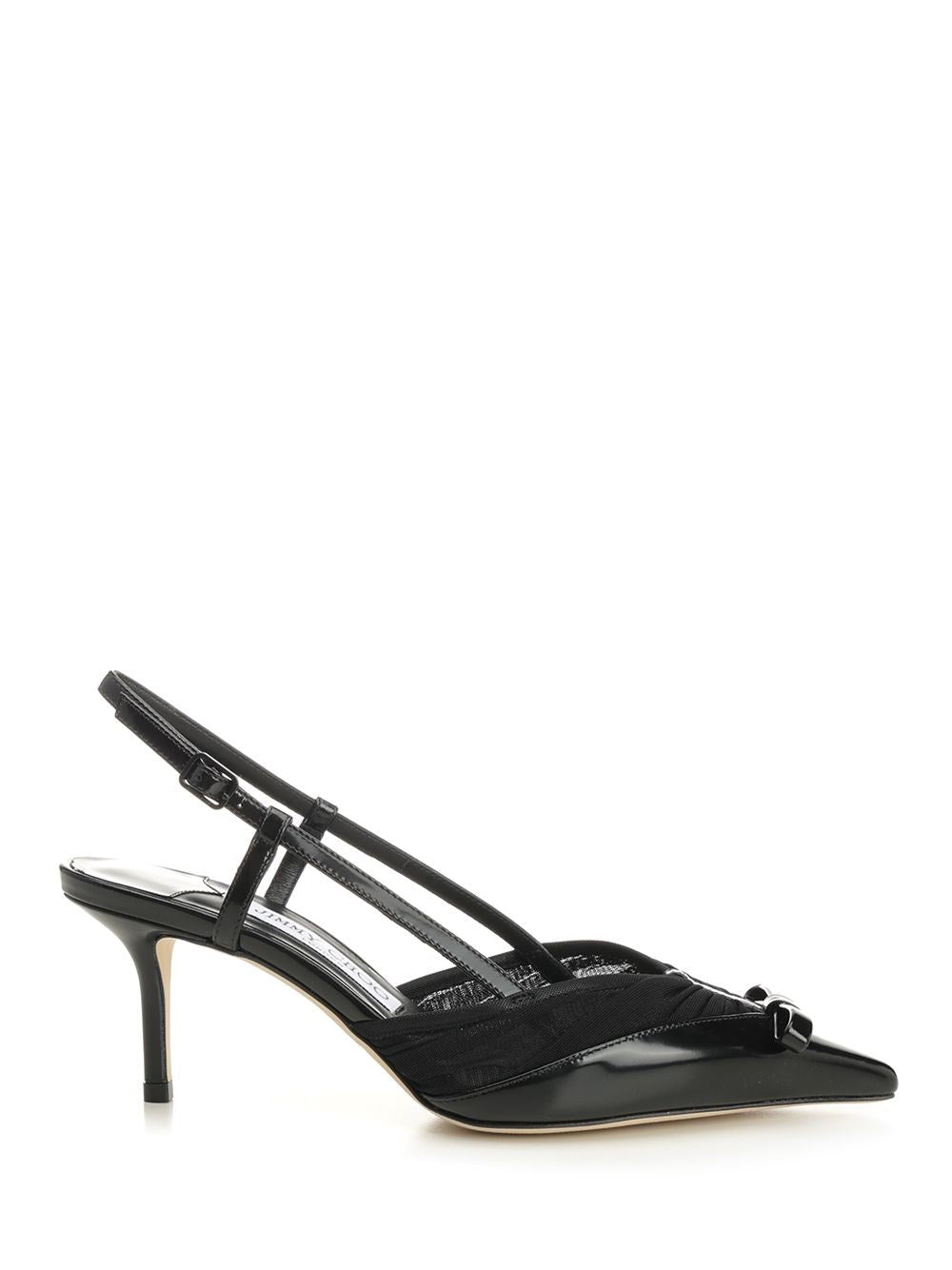 Jimmy Choo Afia Mesh 65 Pumps - Black