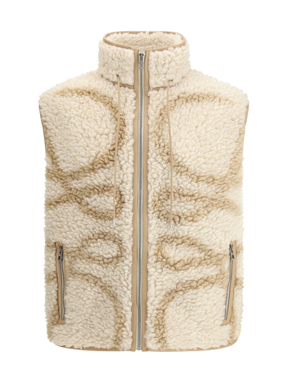 LOEWE Jacquard fleece Gilet