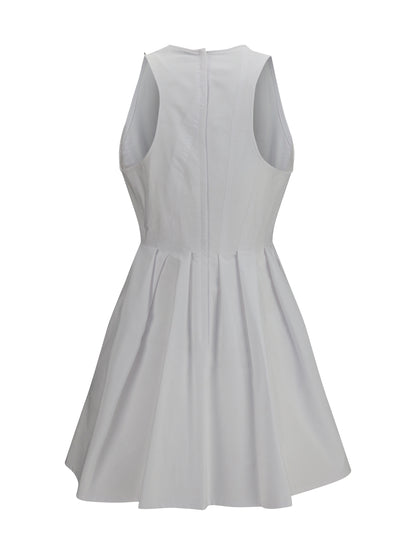Max Mara Sportmax Sleeveless short Dress - White Ottico