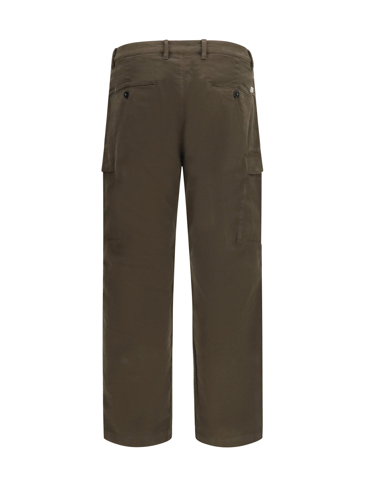 C.P. Company Stretch cotton satin Cargo Pants - Ivy Green