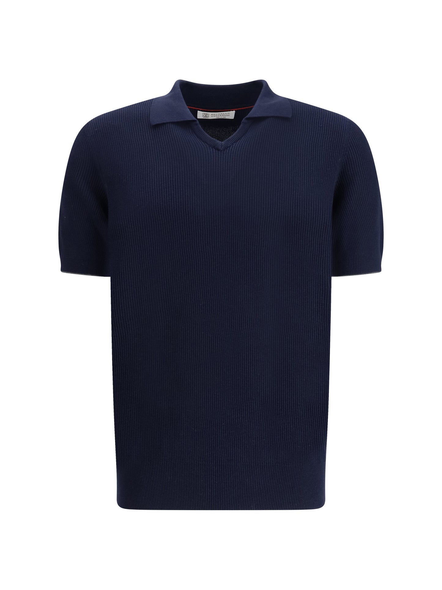 BRUNELLO CUCINELLI Ribbed Polo Shirt