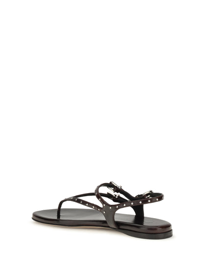 Chloé Susanna Sandals - Dark Ruby