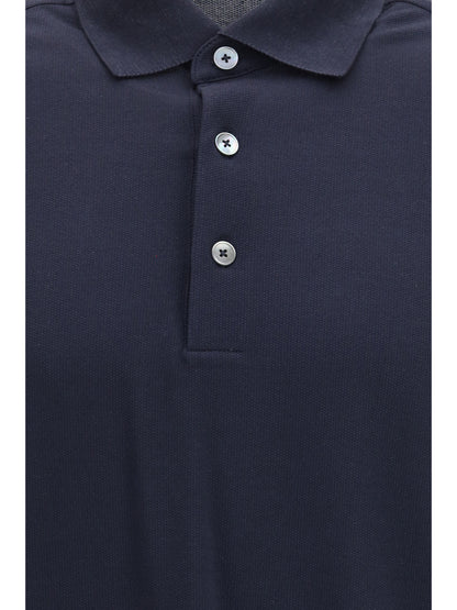 ZEGNA Cotton and silk Polo