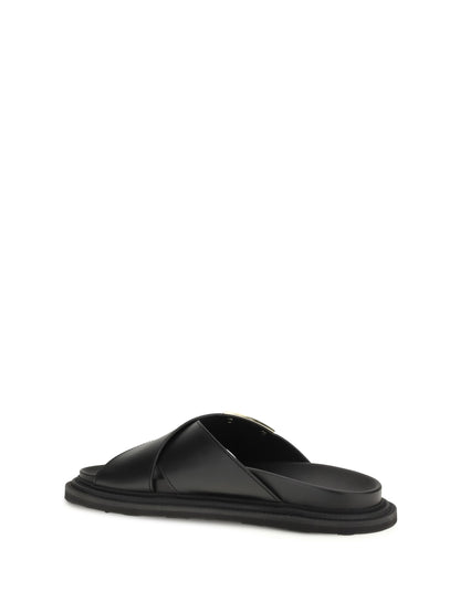 MOSCHINO Leather Sandals