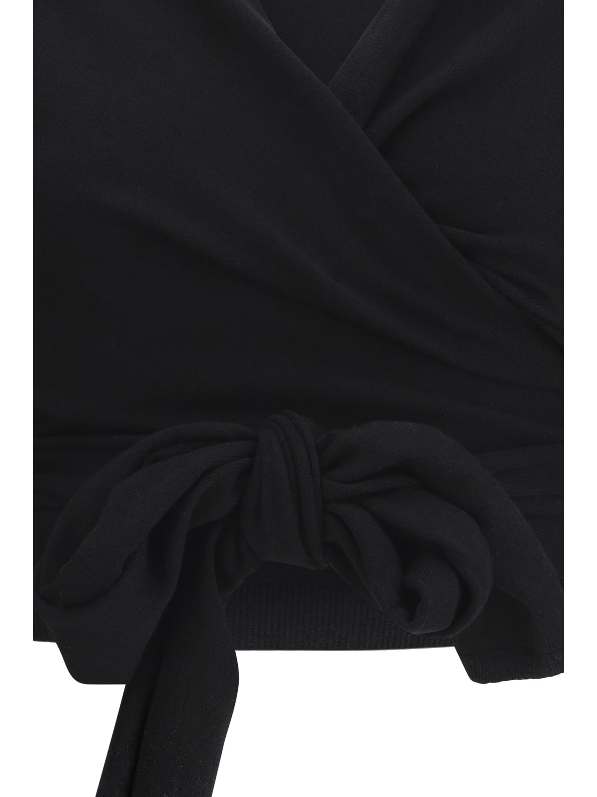 AlaïA Wrap Top - Noir Alaia