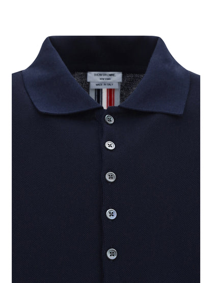 THOM BROWNE Short sleeve Polo