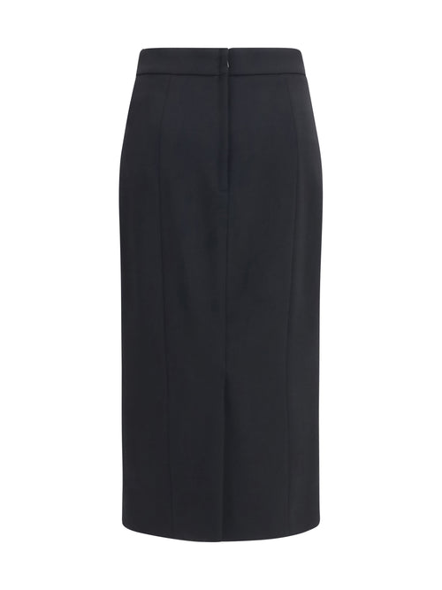 Dolce & Gabbana Stretch wool pencil Skirt - Black