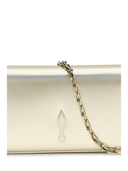 CHRISTIAN LOUBOUTIN Bettina Clutch in laminated leather