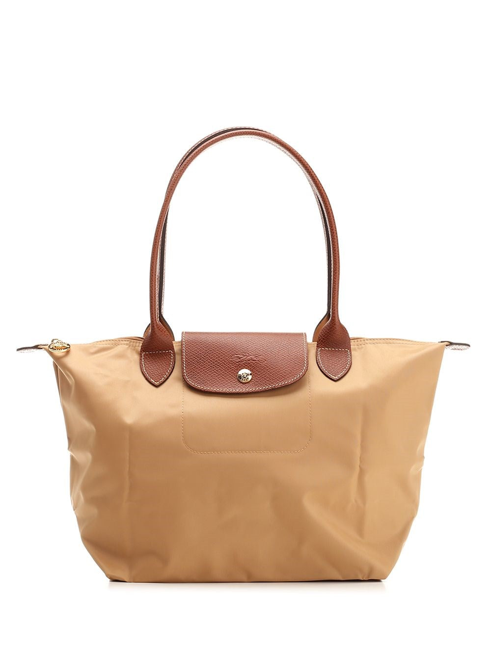 Longchamp Paris "Le Pliage Original" Travel Bag M - Brown