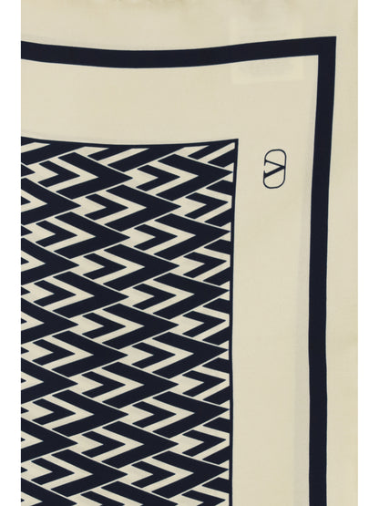 VALENTINO GARAVANI Toute La V silk Scarf