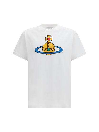VIVIENNE WESTWOOD T-shirt in cotton with Orb logo