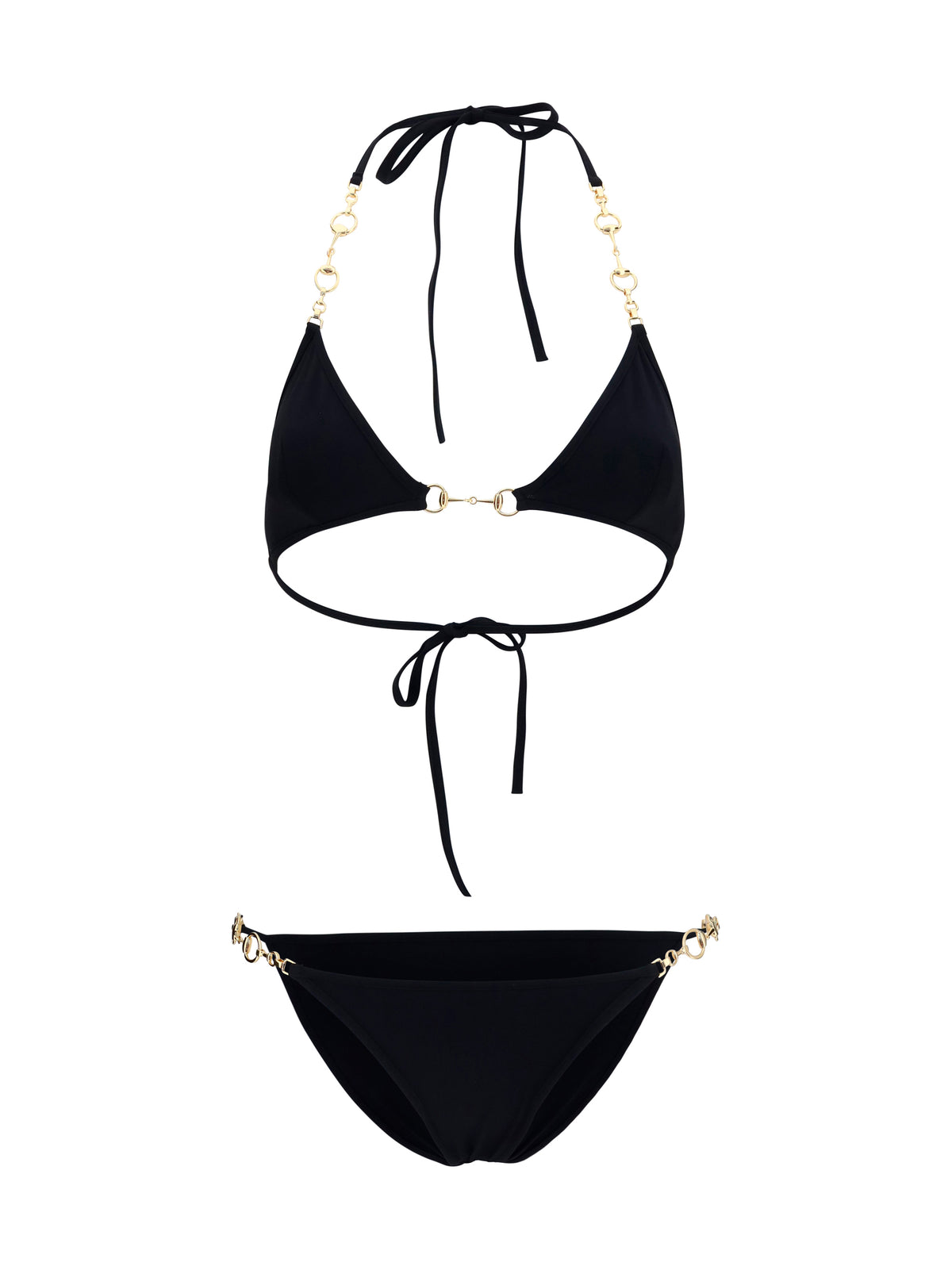 Gucci Stretch jersey Bikini with Horsebit - Black