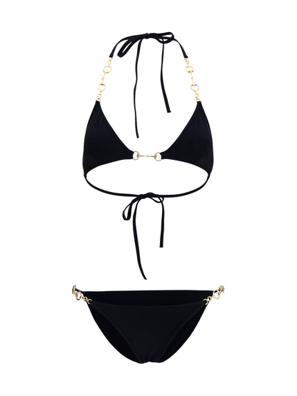 Gucci Stretch jersey Bikini with Horsebit - Black