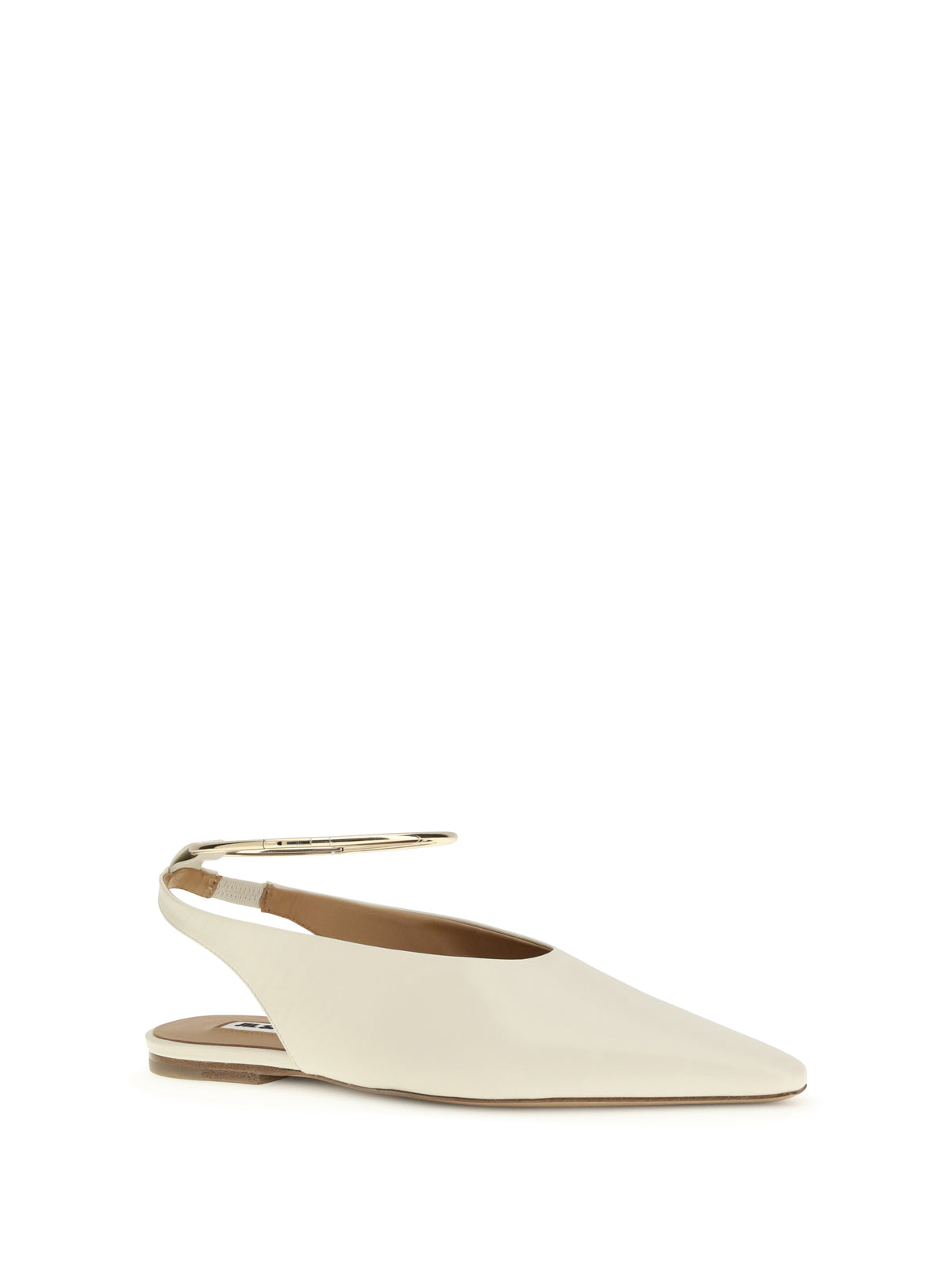 Jil Sander Ring Ballerinas - Bone