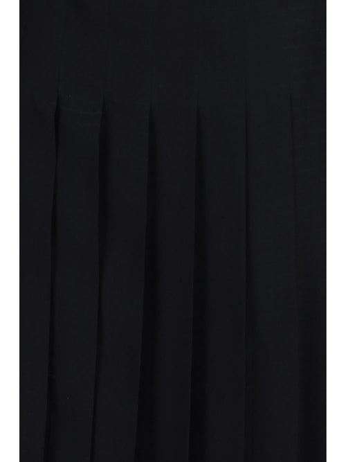 Fendi Long jacquard silk Dress - Black