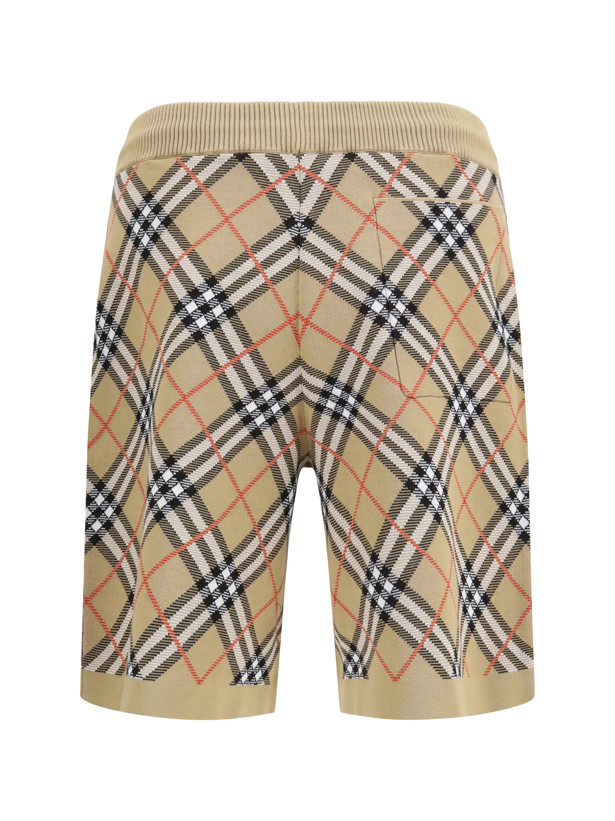 Burberry Check cotton blend Shorts - Sand Ip Check