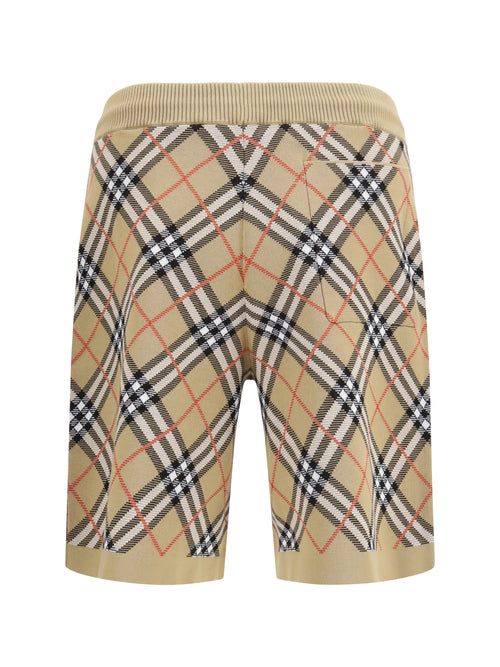 Burberry Check cotton blend Shorts - Sand Ip Check