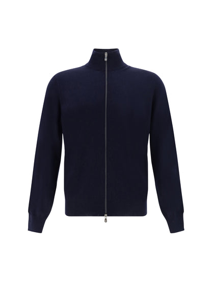 BRUNELLO CUCINELLI Wool Cardigan with zip