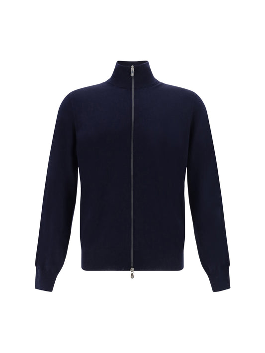 BRUNELLO CUCINELLI Wool Cardigan with zip