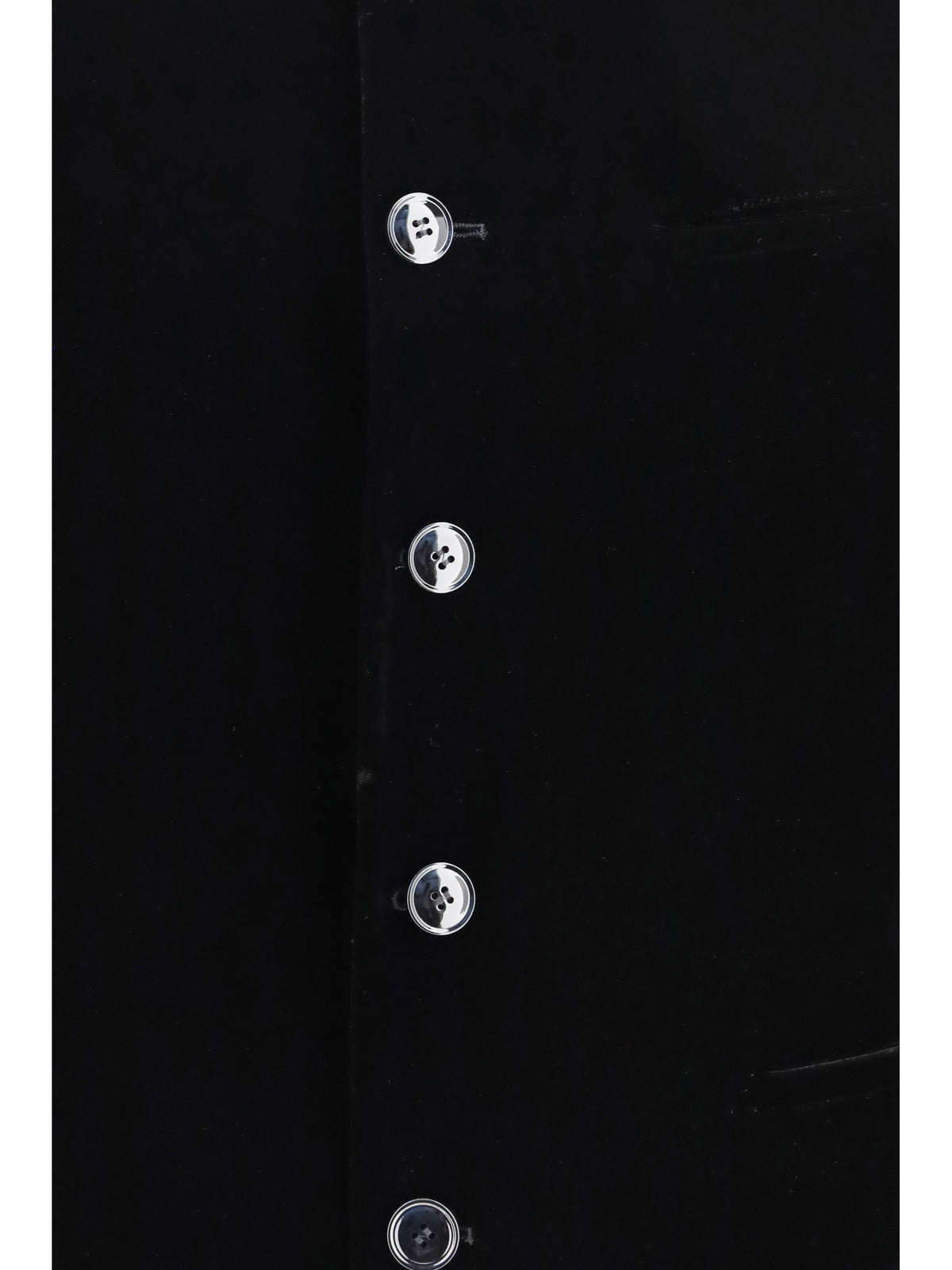 Giorgio Armani Blazer One Shot in stretch viscose and cupro velvet - Black