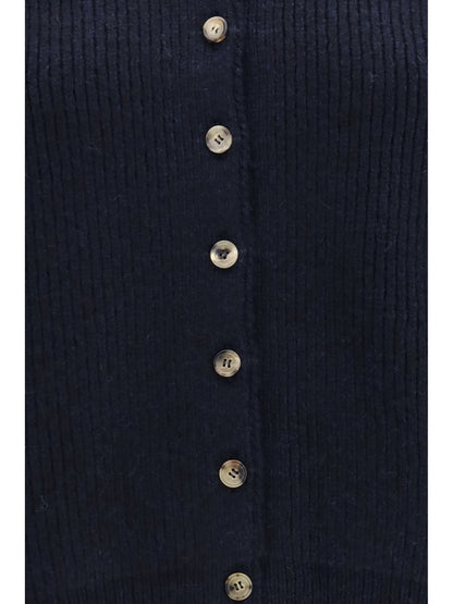 Khaite Marjorie Cardigan - Deep Navy