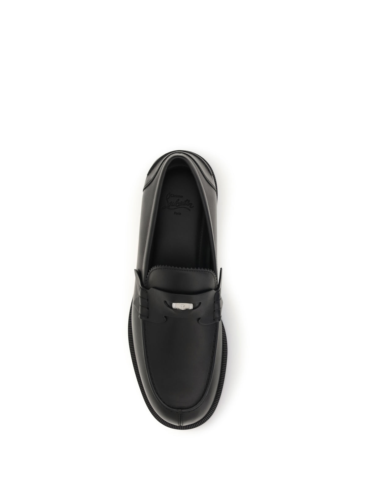 Christian Louboutin Plato leather Loafers - Black