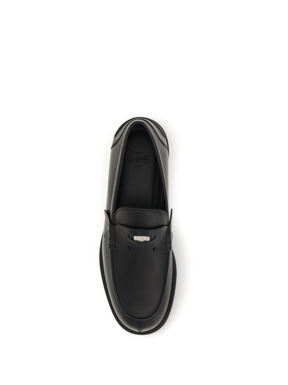 Christian Louboutin Plato leather Loafers - Black