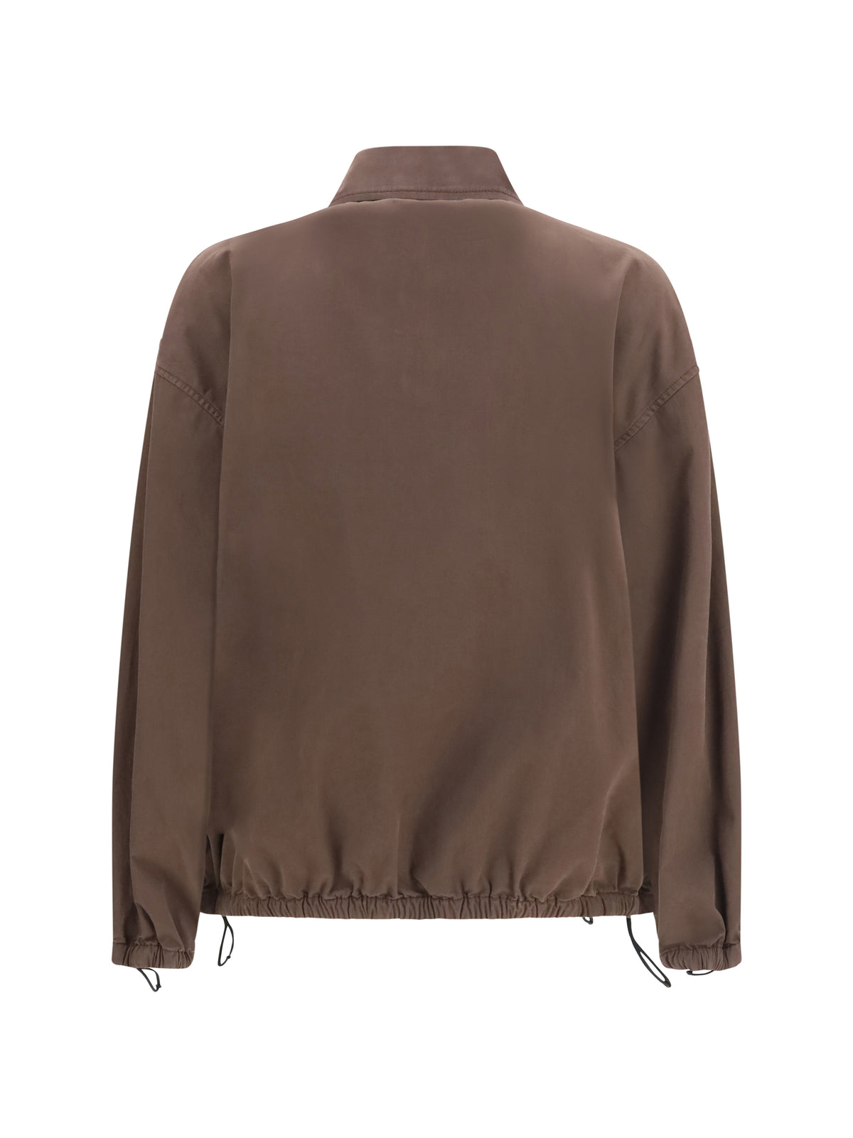 Miu Miu Gabardine Jacket with zip - Ebony