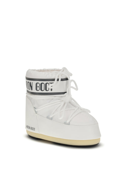 Moon Boot Icon Low Boots - White Mono