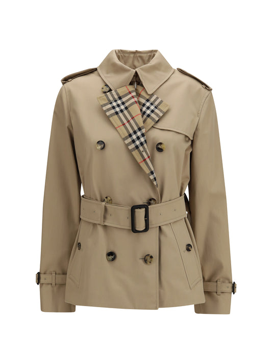 Burberry Lakefield short Trench Coat - Honey