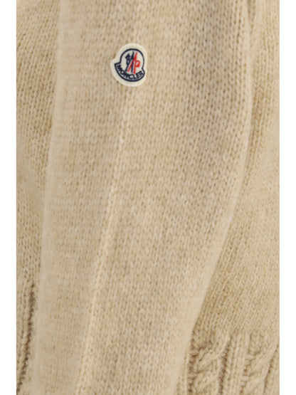 Moncler Alpaca-blend turtleneck Sweater - Light Beige