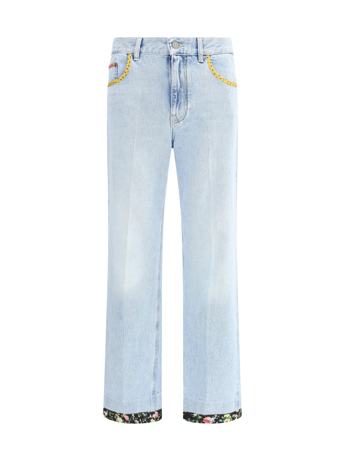VALENTINO Floral edge Jeans