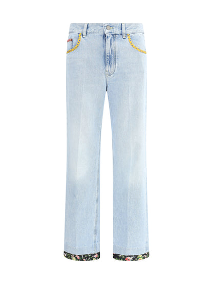 VALENTINO Floral edge Jeans
