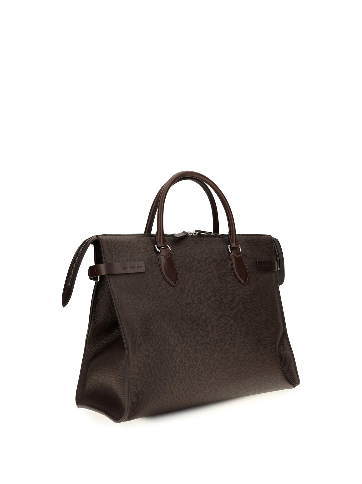 Valentino Garavani Large Antibes Top Handle Bag - Brown Dark/Oak Brown