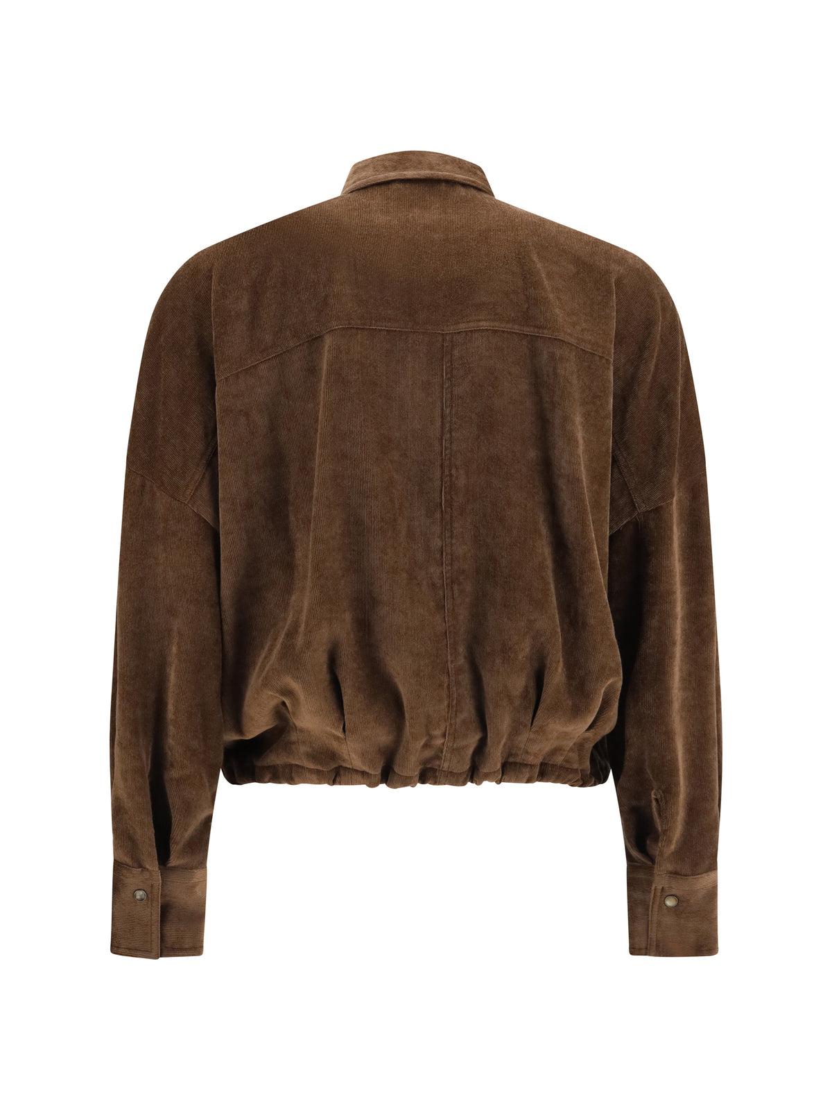 Brunello Cucinelli Corduroy Shirt - Sigaro