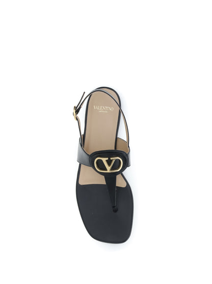 VALENTINO GARAVANI Leather thong Sandals