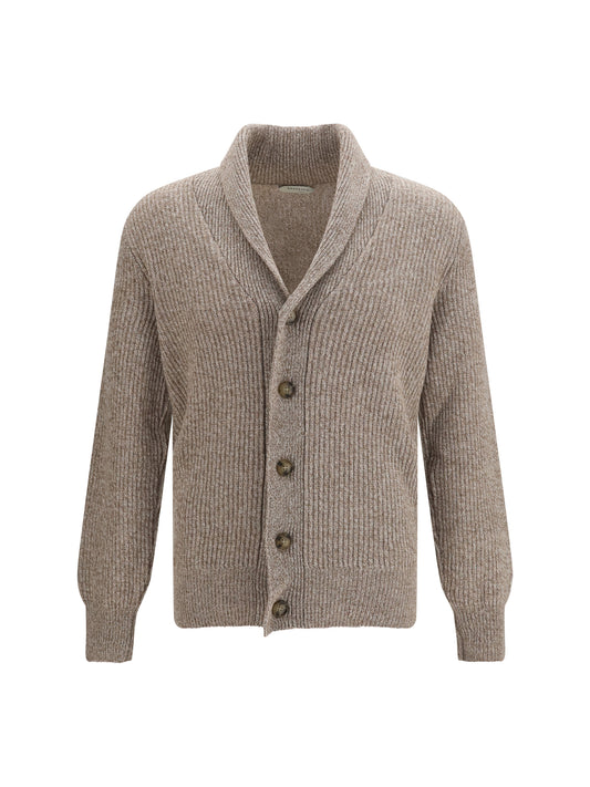 Brooksfield Virgin wool shawl collar Cardigan - Segale