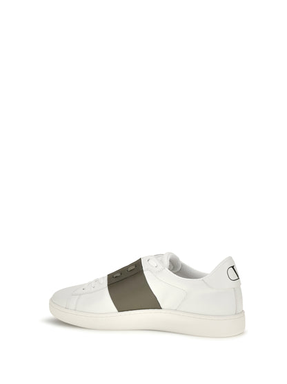 Valentino Garavani Open Sneakers - White/Khaki