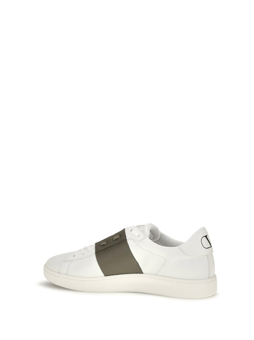 Valentino Garavani Open Sneakers - White/Khaki