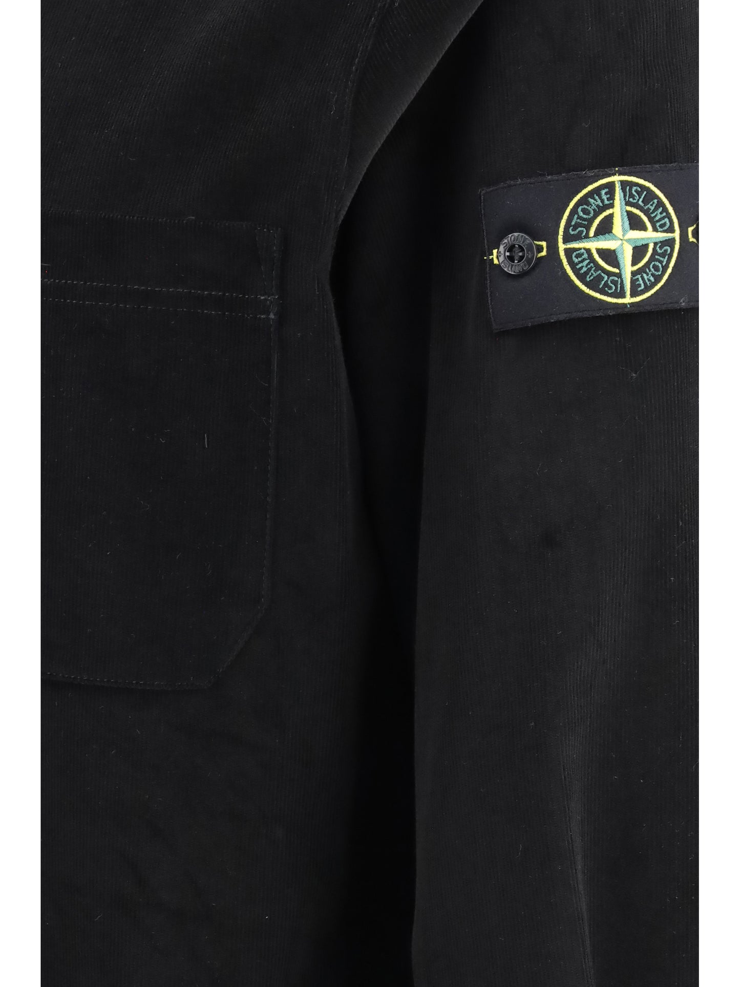 STONE ISLAND Cotton Shirt with signature application
