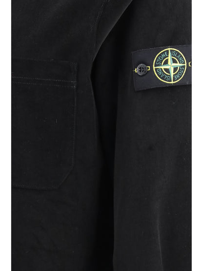 STONE ISLAND Cotton Shirt with signature application
