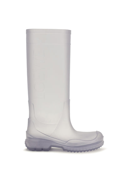 Loewe Logo rubber Rain Boots - Transparent