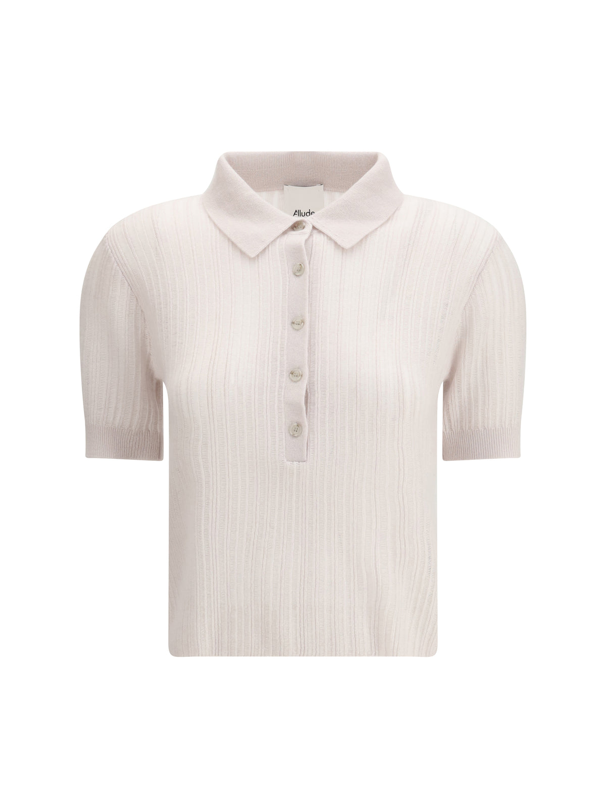 Allude Polo-neck short-sleeve Sweater - 80