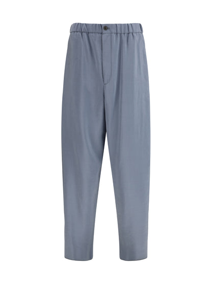 GIORGIO ARMANI Wide-leg silk blend Pants